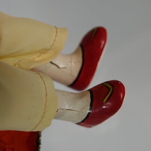 Vintage Composition Dolls Asian Couple FLAWS - Picture 6 of 12